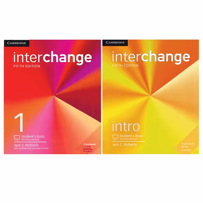کتاب Interchange اثر جمعی از نویسندگان انتشارات Cambridge دو جلدی