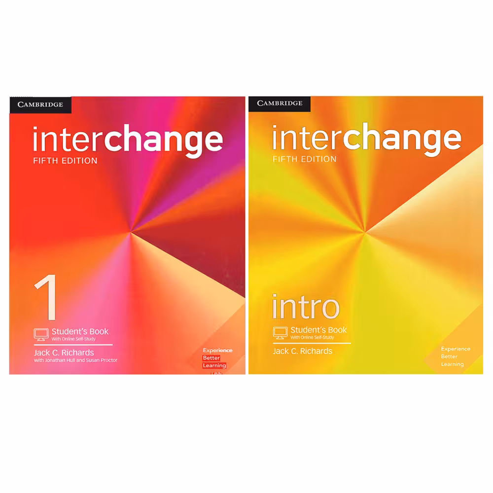 کتاب Interchange اثر جمعی از نویسندگان انتشارات Cambridge دو جلدی