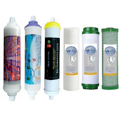 فیلتر دستگاه تصفیه کننده آب مدل FILTER RO- AT6G مجموعه 6 عددی