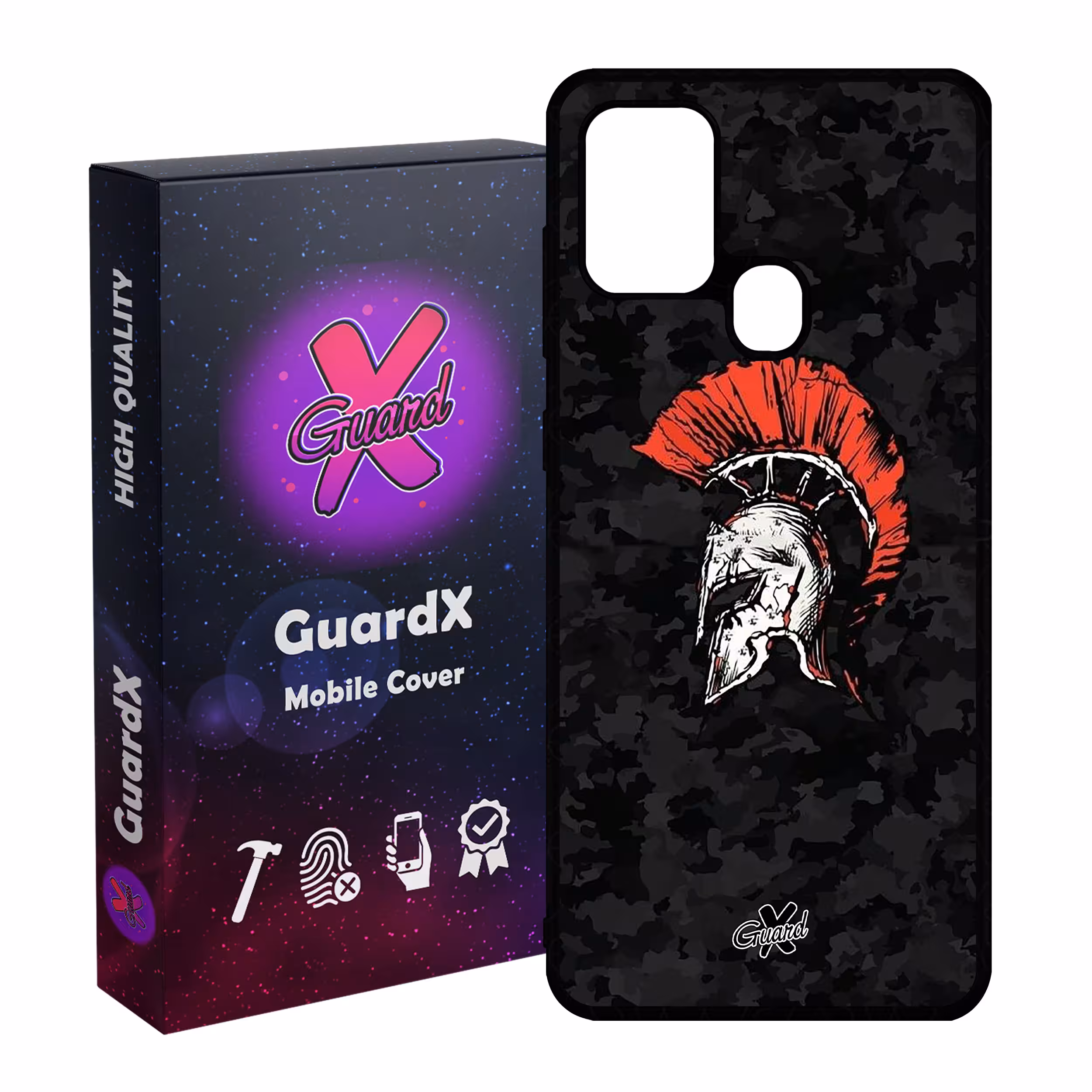 کاور گارد ایکس طرح Gladiator مدل Glass10079 مناسب برای گوشی موبایل سامسونگ Galaxy A21s