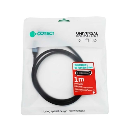 کابل دو سر تایپ سی تاندربوات کوتسی COTECI Thunderbolt 4 87304