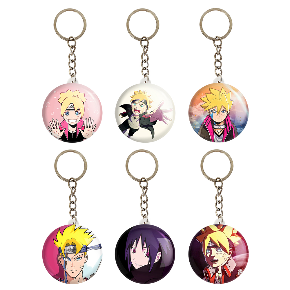 جاکلیدی خندالو مدل انیمه بوروتو کد 812A مجموعه 6 عددی