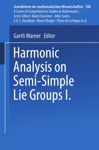 خرید و دانلود نسخه کامل کتاب Harmonic Analysis on Semi-Simple Lie Groups I