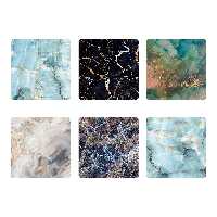 زیر لیوانی طرح سنگ مدل set29 مجموعه 6 عددی