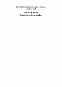 خرید و دانلود نسخه کامل کتاب Java als erste Programmiersprache : vom Einsteiger zum Profi