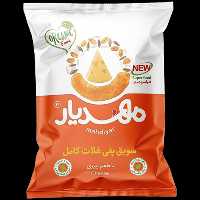 پفک مهدیار غلات کامل با طعم پنیری- 50 گرمی