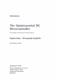 خرید و دانلود نسخه کامل کتاب The Quintessential PIC? Microcontroller
