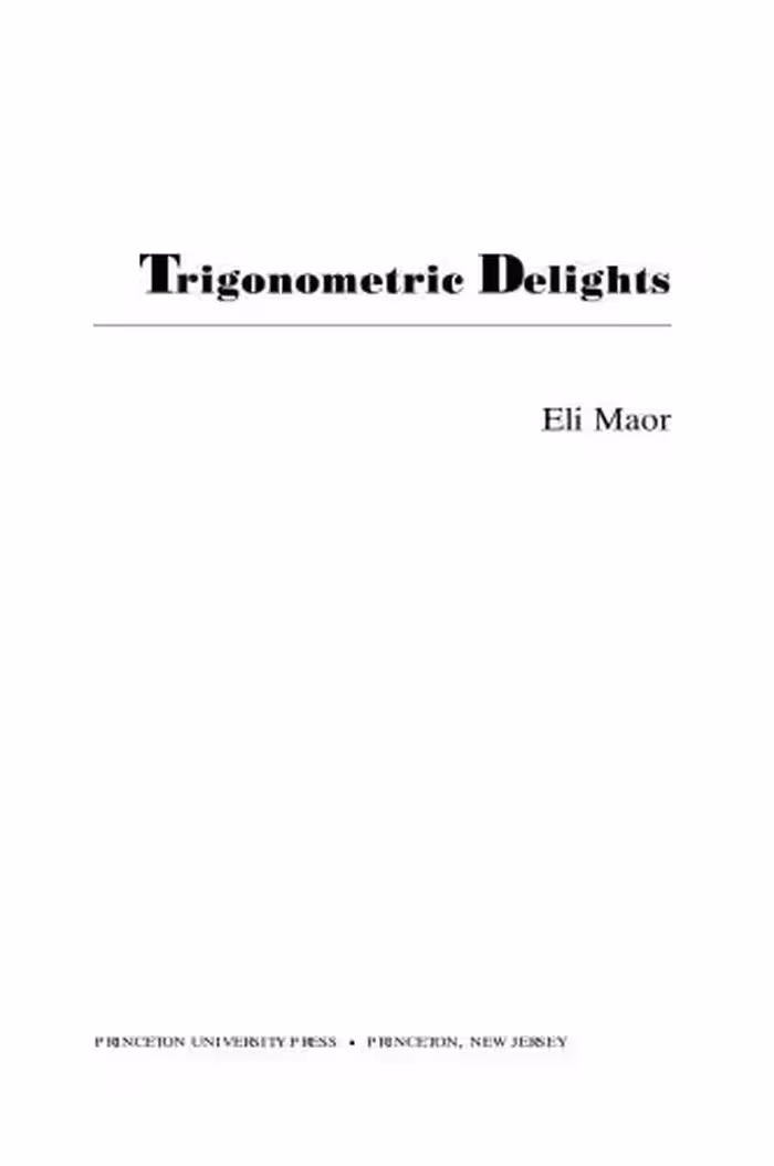 خرید و دانلود نسخه کامل کتاب Trigonometric Delights