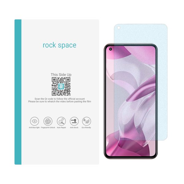 گلس شیائومی Mi 11 Lite 5G NE مدل نانو هیدروژل مات آنتی بلو برند راک اسپیس کد S