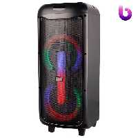 اسپیکر چمدانی بلوتوثی رم و فلش خور GY-5052   میکروفون و ریموت کنترل