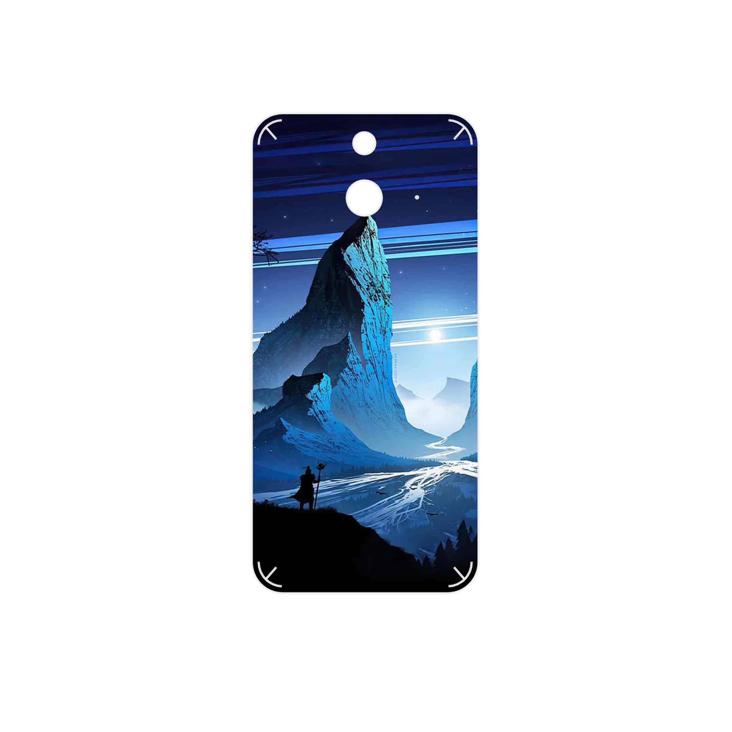 برچسب پوششی ماهوت مدل Blue Mountains Digital Art مناسب برای گوشی موبایل اچ تی سی One E8