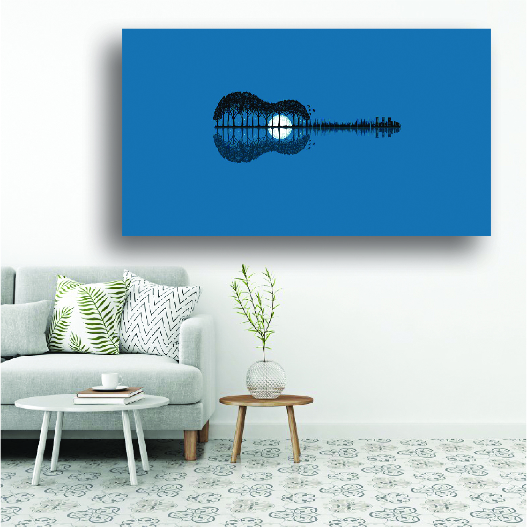 تابلو شاسی طرح گیتار 9 کد 0TS-1