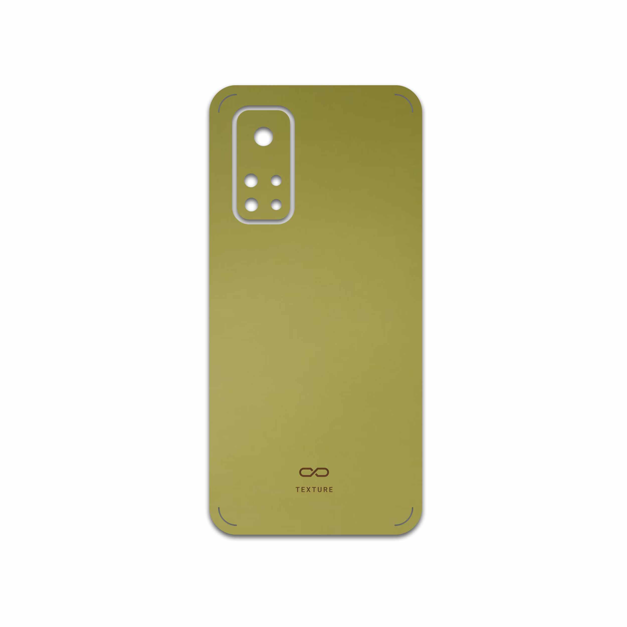 برچسب پوششی ماهوت مدل Matte-Gold مناسب برای گوشی موبایل شیائومی Mi 10T Pro 5G