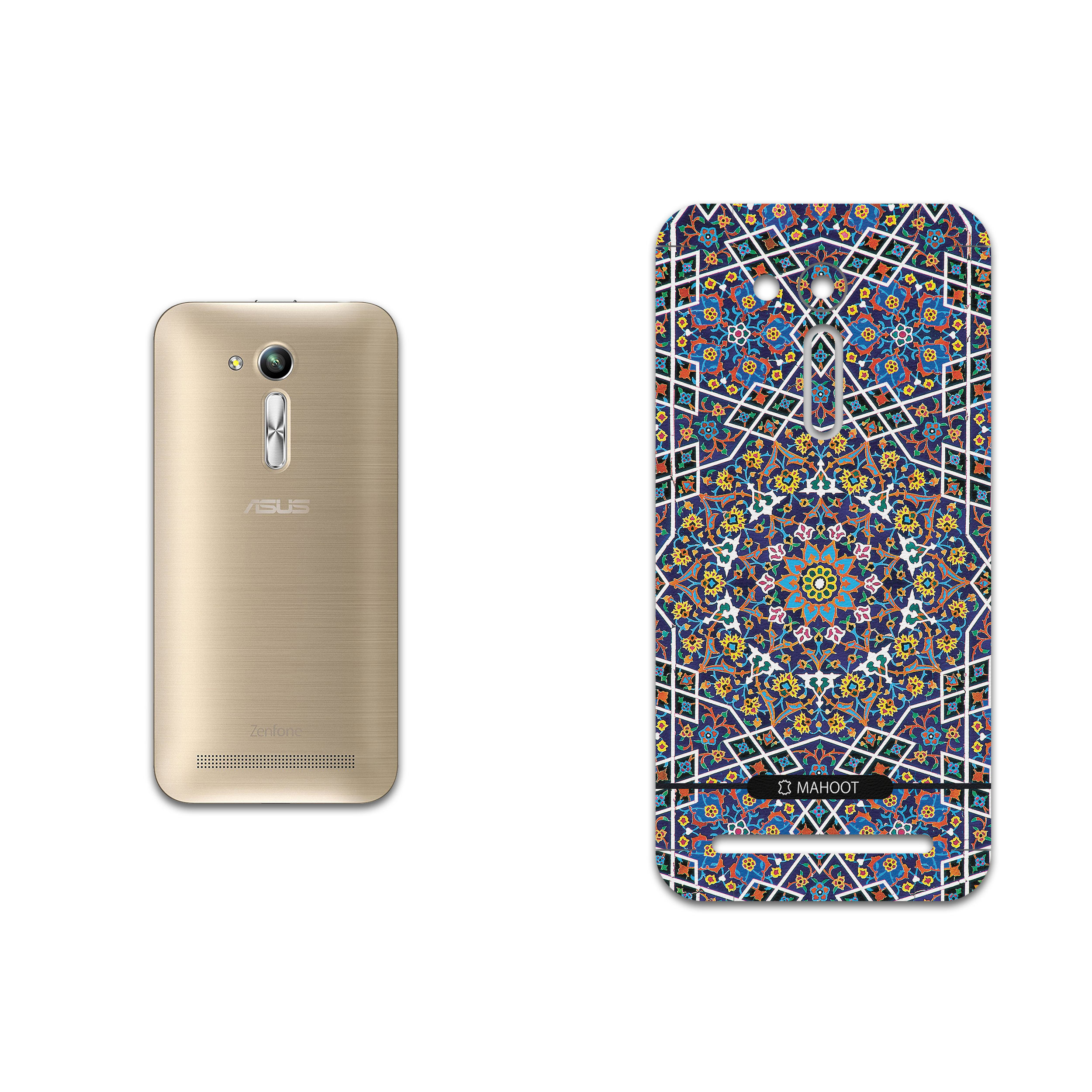 برچسب پوششی ماهوت مدل Imam-Reza Shrine-Tile مناسب برای گوشی موبایل ایسوس Zenfone Go