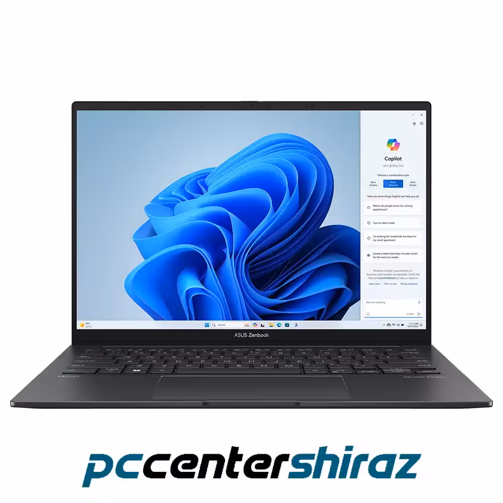 لپ تاپ ایسوس مدل Zenbook 14 Q425MA با پردازنده ULTRA7، رم 16GB DDR5، حافظه 1TB SSD و گرافیک Intel Arc