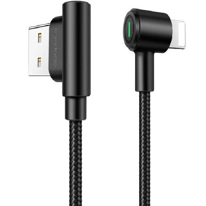 کابل شارژ و انتقال داده لایتنینگ مک دودو Mcdodo CA-538 90Degree Reversible Lightning Cable 1.2M