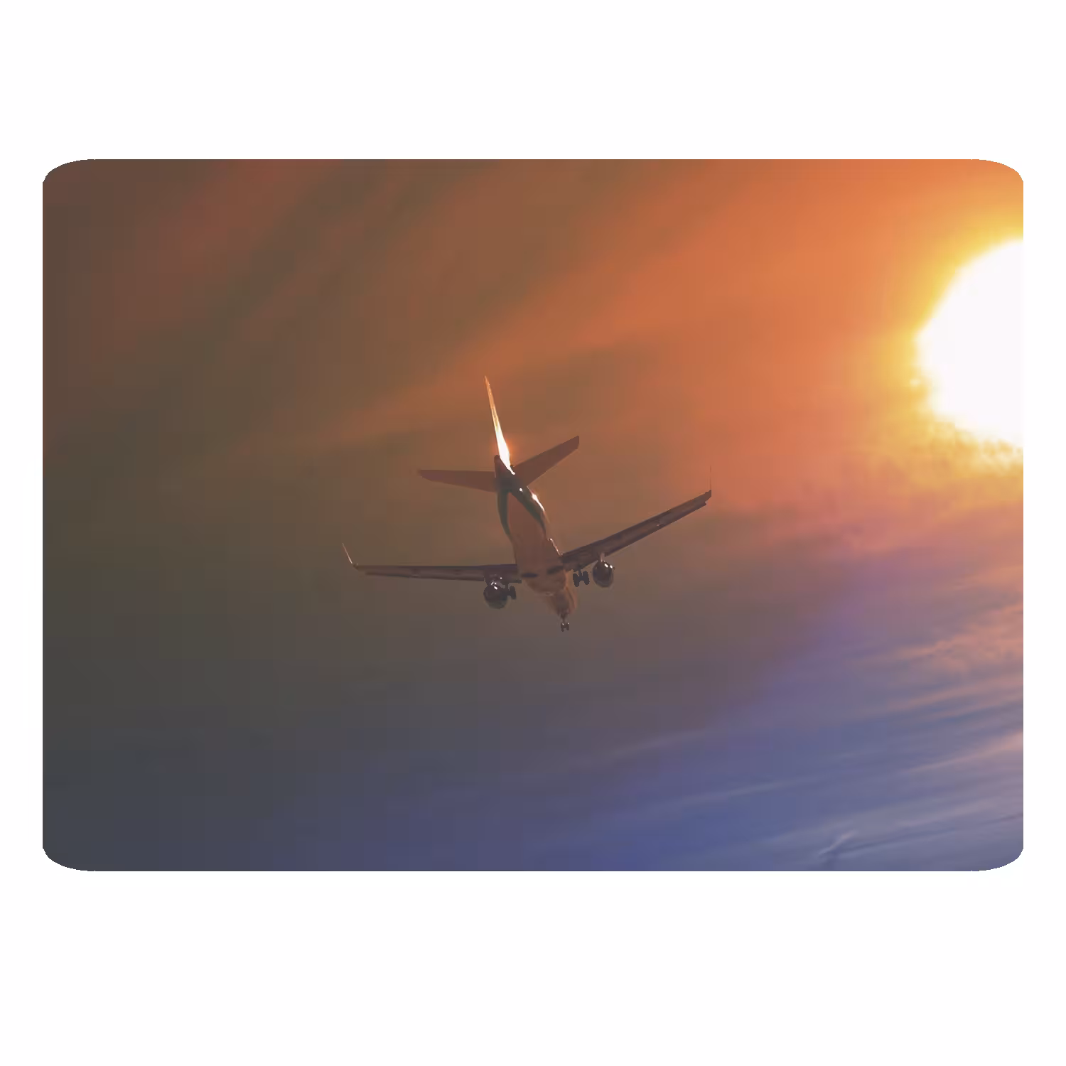 ماوس پد طرح هواپیما کد B325