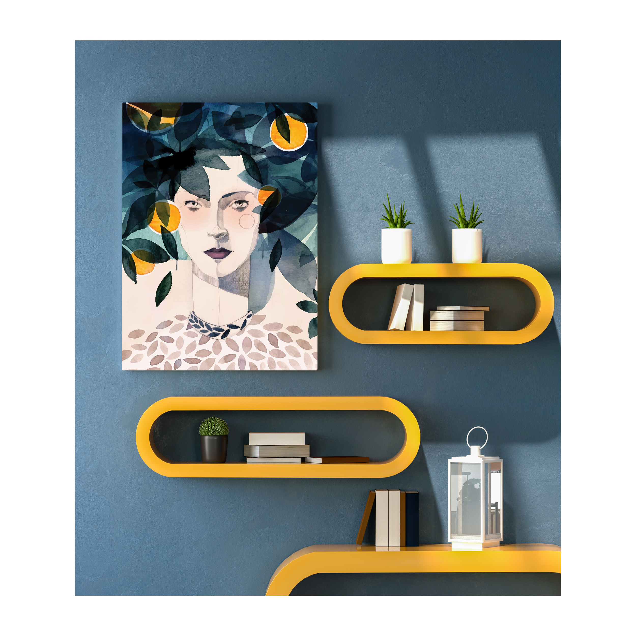 تابلو شاسی مدل نقاشی دخترانه eg01