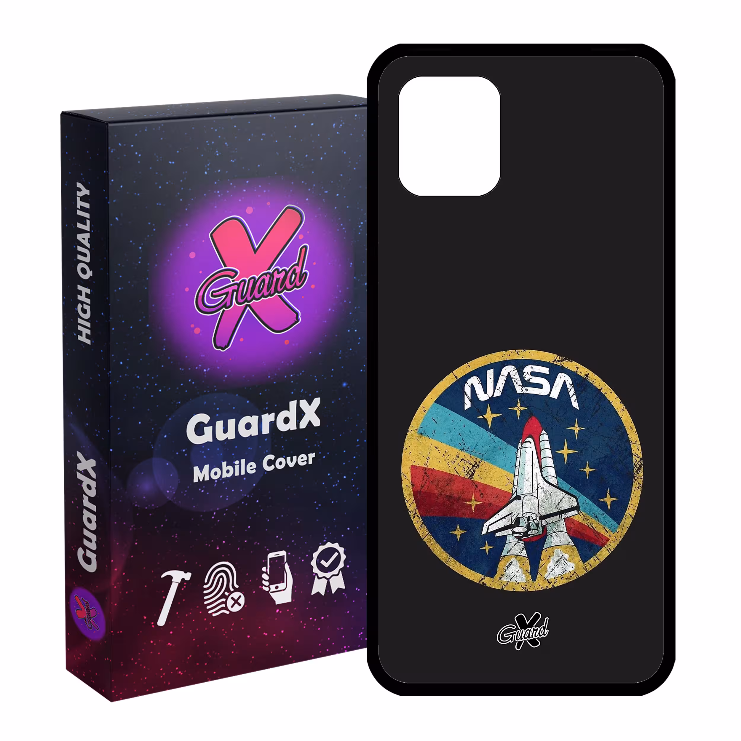 کاور گارد ایکس طرح Nasa مدل Glass10087 مناسب برای گوشی موبایل سامسونگ Galaxy Note 10 Lite