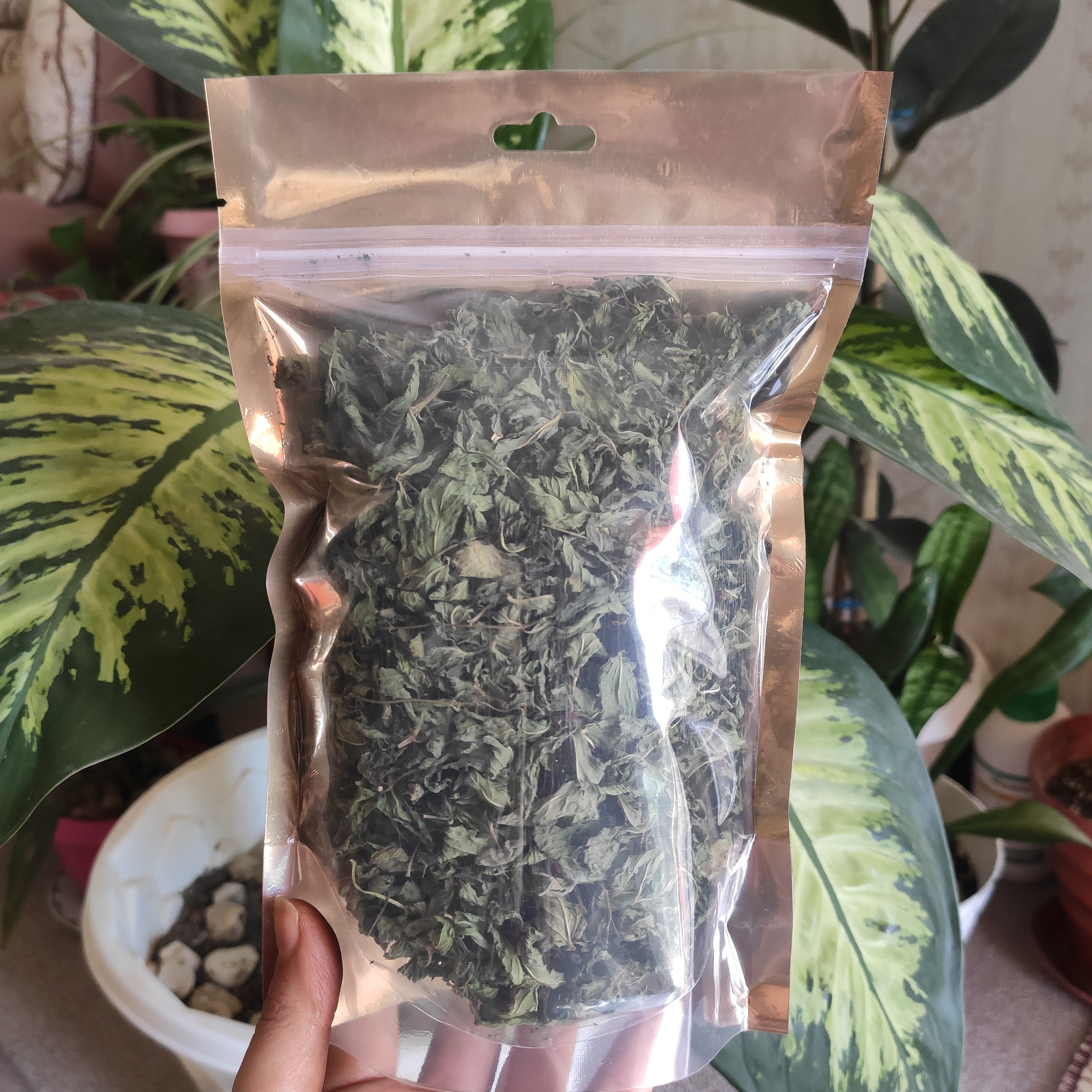 نعنا فلفلی طبیعی خانگی 50 گرمی