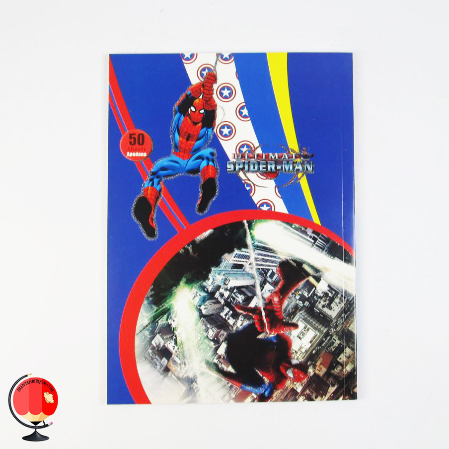 دفتر نقاشی 50 برگ طرح مرد عنکبوتی آپادانا