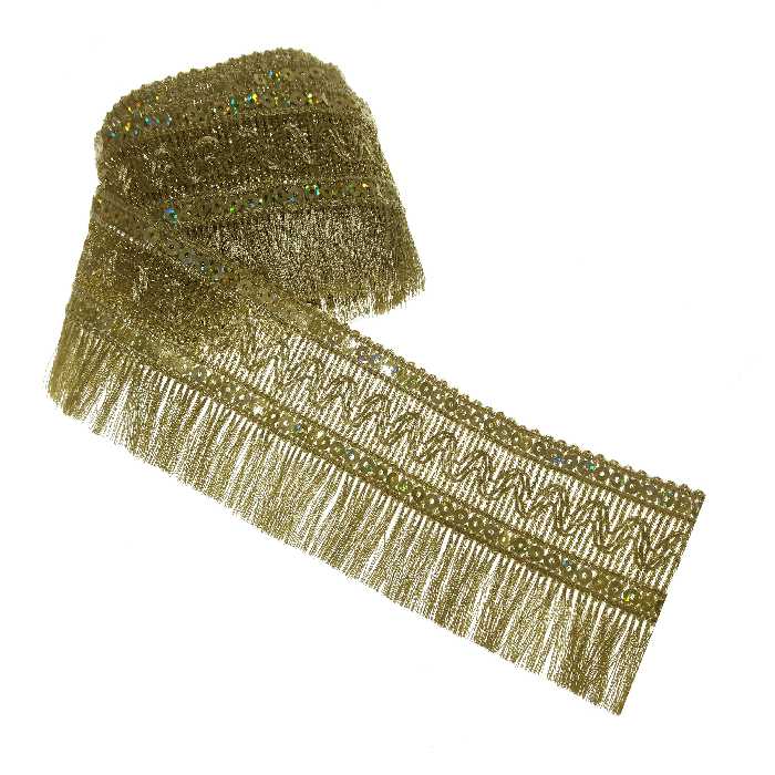 نوار یراق مدل ریشه کد Y6228 طول 2 متر