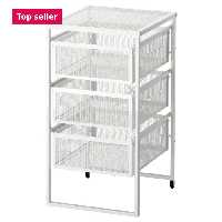 فایل کشویی 3طبقه سفید آیکیا مدل  LENNART. Ikea. Drawer  کدمحصول 303.261.77
