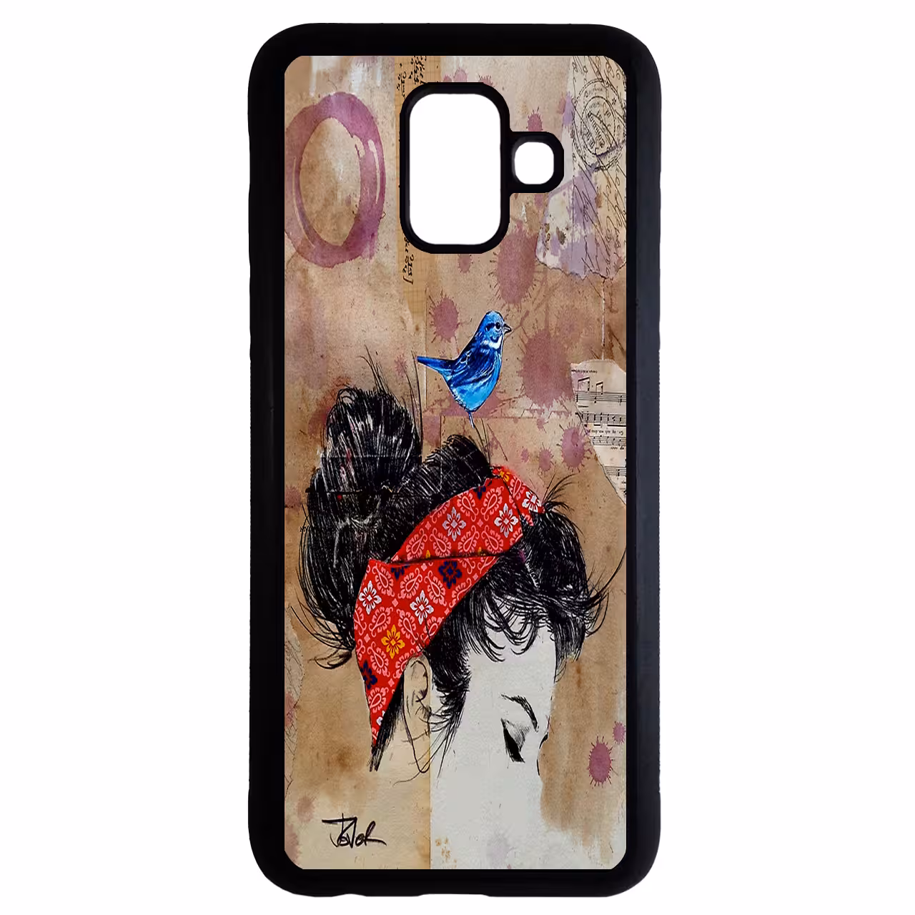 کاور طرح دخترانه کد 9565 مناسب برای گوشی موبایل سامسونگ galaxy j6 2018
