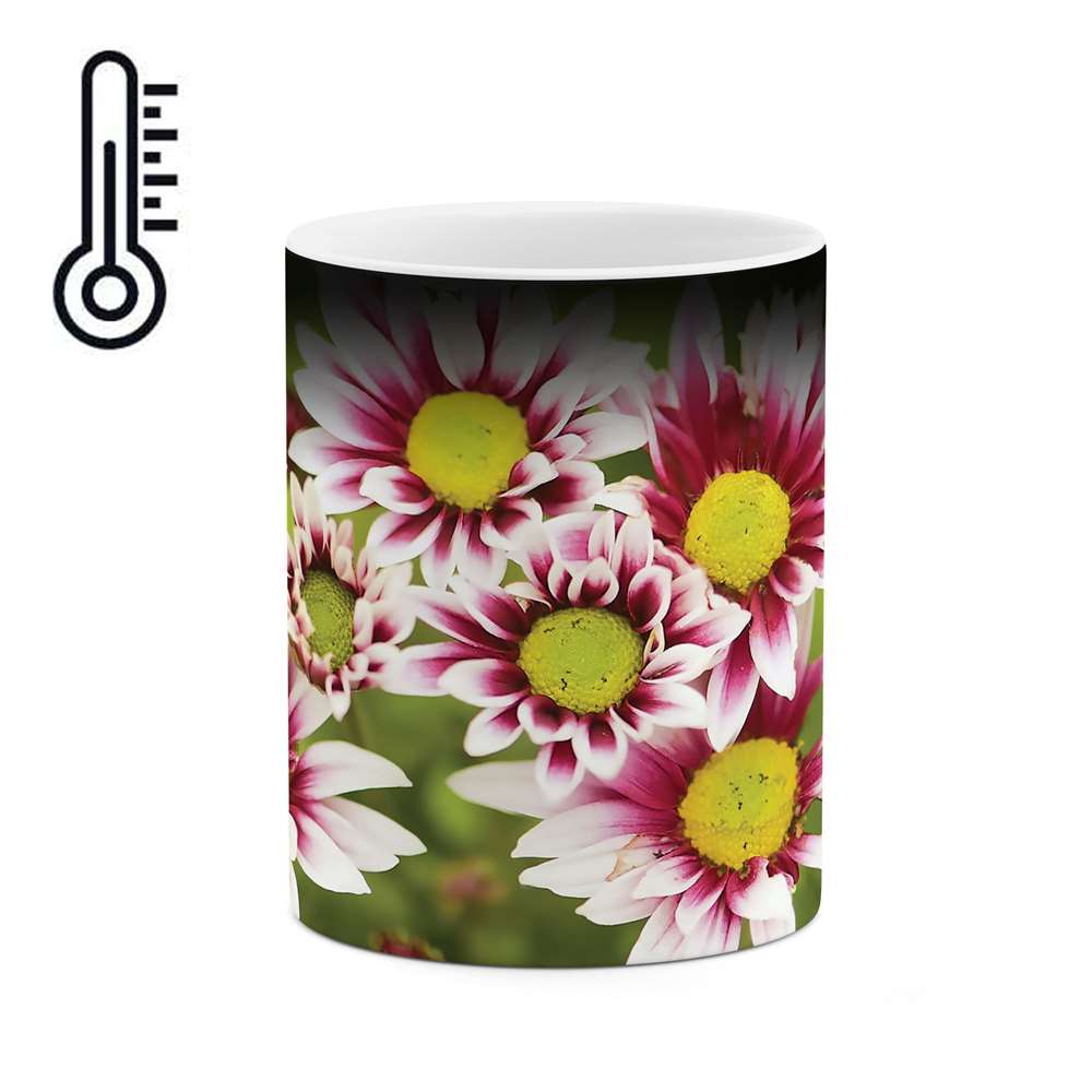 ماگ حرارتی طرح گل مدل mgh02010