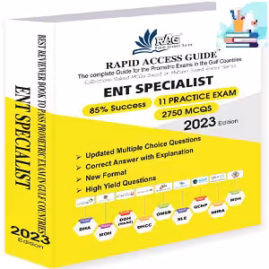 ENT Specialist Exam Book Prometric Questions MCQ 2023