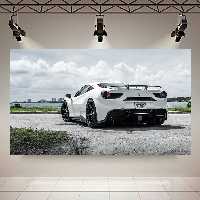 تابلو بوم طرح ماشین مدل فراری 488GTB کد AR2640