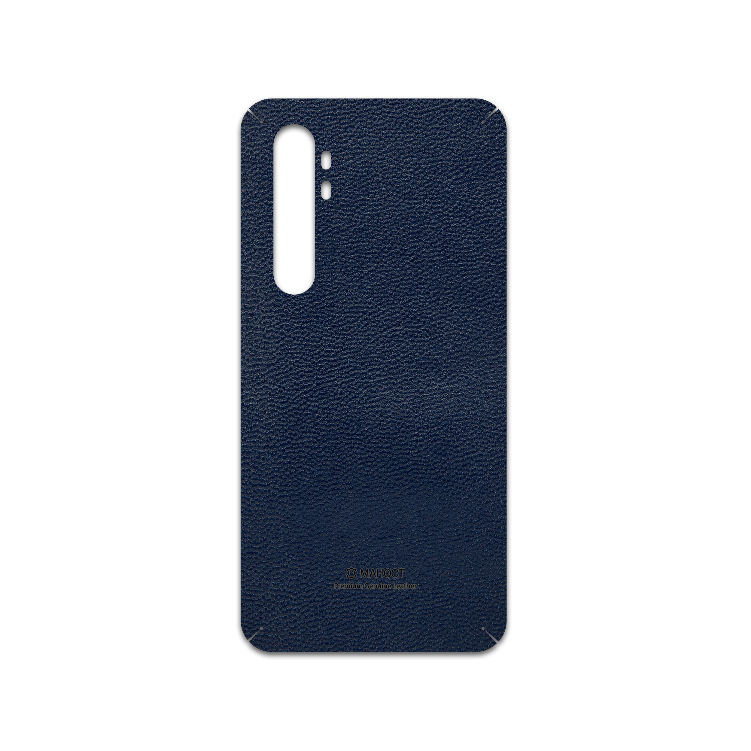 برچسب پوششی ماهوت مدل Deep-Blue-Leather مناسب برای گوشی موبایل شیائومی Mi Note 10 Lite