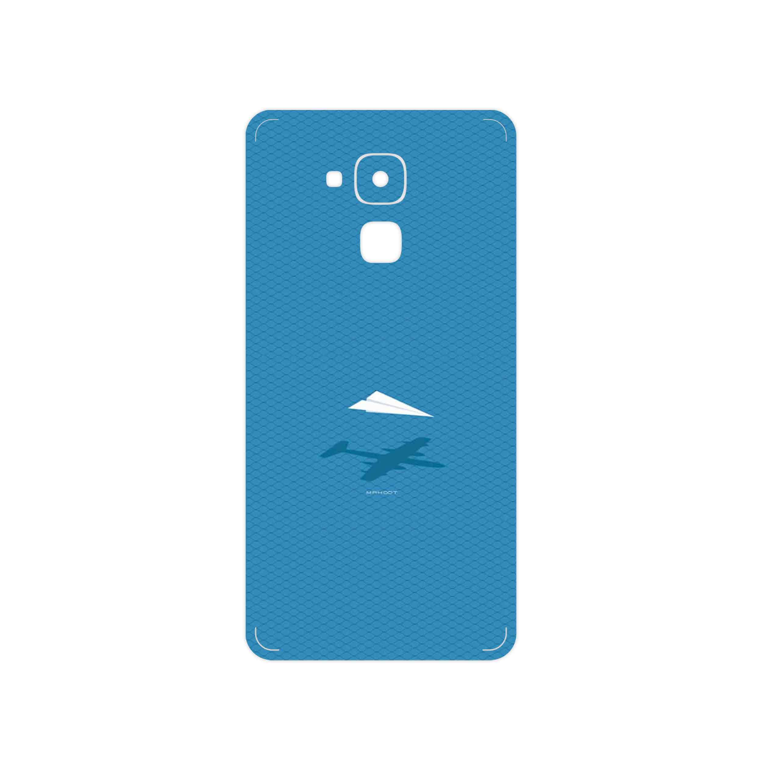 برچسب پوششی ماهوت مدل Minimal Paper Airplane مناسب برای گوشی موبایل هوآوی Gt3