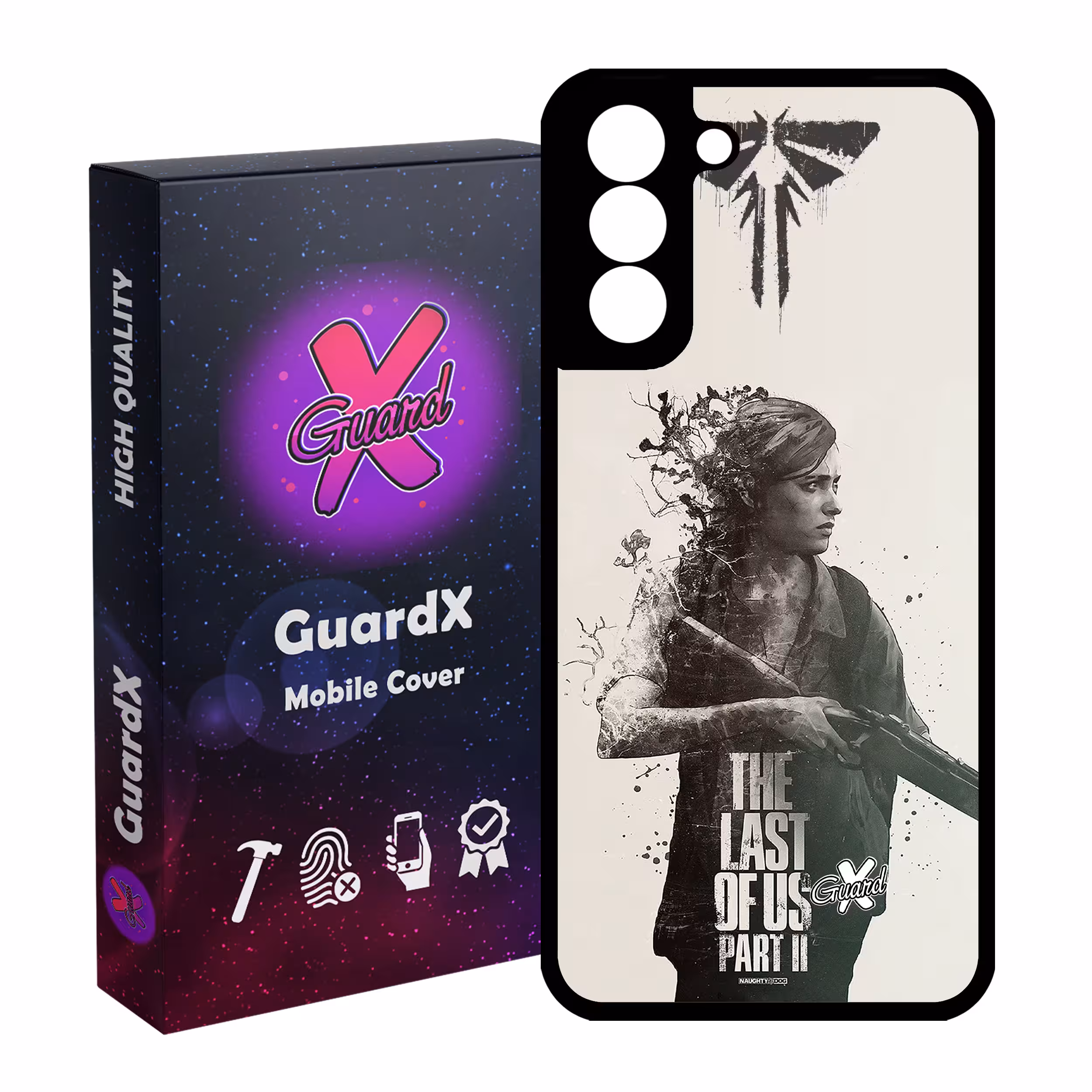 کاور گارد ایکس طرح The Last of Us مدل Glass10199 مناسب برای گوشی موبایل سامسونگ Galaxy S21 FE
