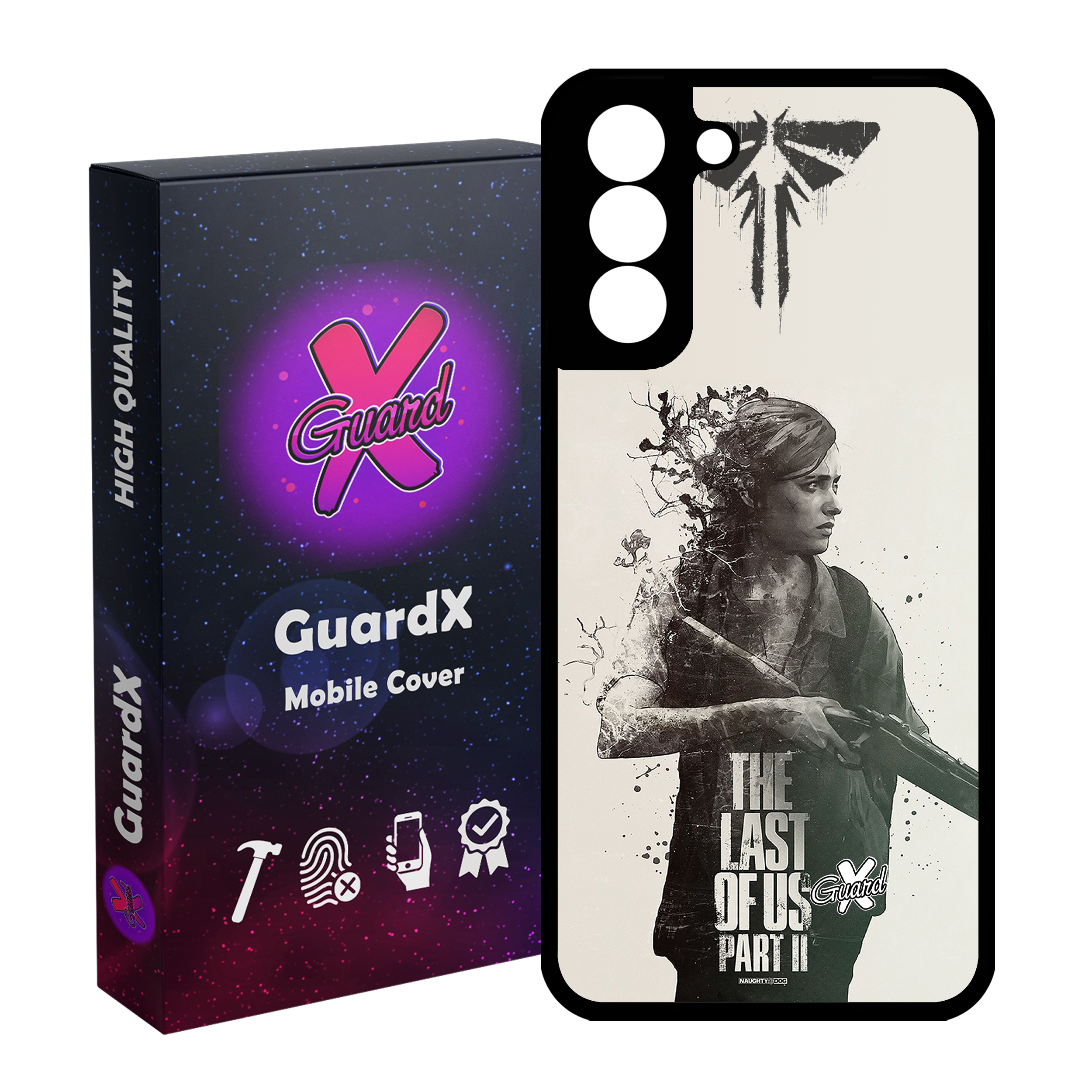 کاور گارد ایکس طرح The Last of Us مدل Glass10199 مناسب برای گوشی موبایل سامسونگ Galaxy S21 FE