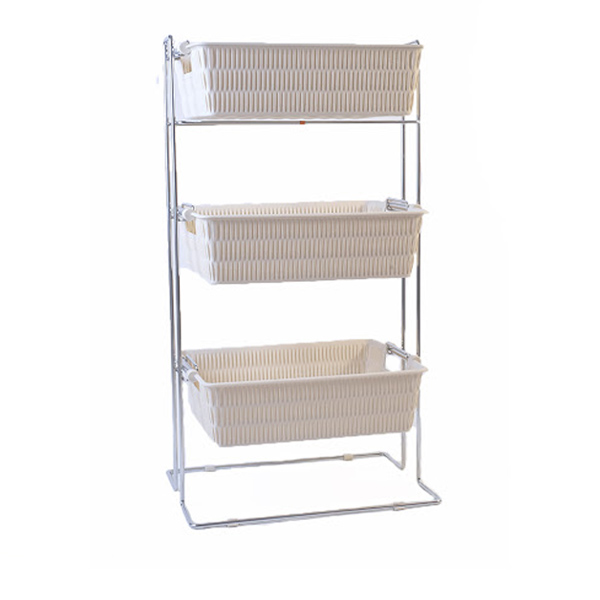 جاسیب زمینی و پیاز مستطیل سه طبقه لیمون