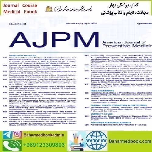American Journal of Preventive Medicine Volume 66 Issue 1 to 4