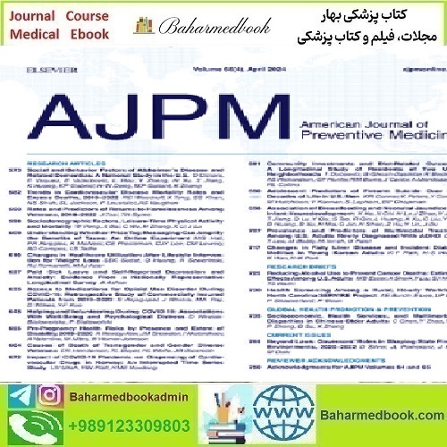 American Journal of Preventive Medicine Volume 66 Issue 1 to 4