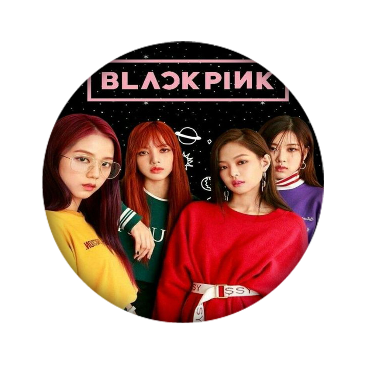 زیر لیوانی مدل Blackpink کد 2346