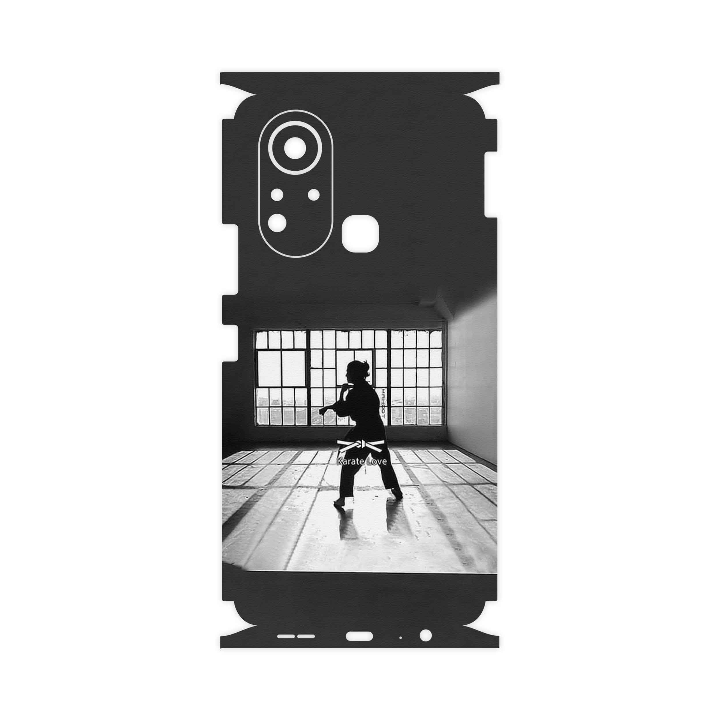 برچسب پوششی ماهوت مدل Karate-FullSkin مناسب برای گوشی موبایل اینفینیکس Hot 11s