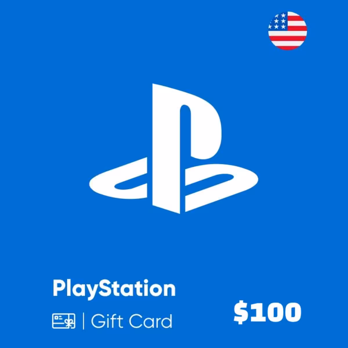 خرید گیفت کارت پلی استیشن آمریکا PSN Gift Card USA $100 با بهترین قیمت