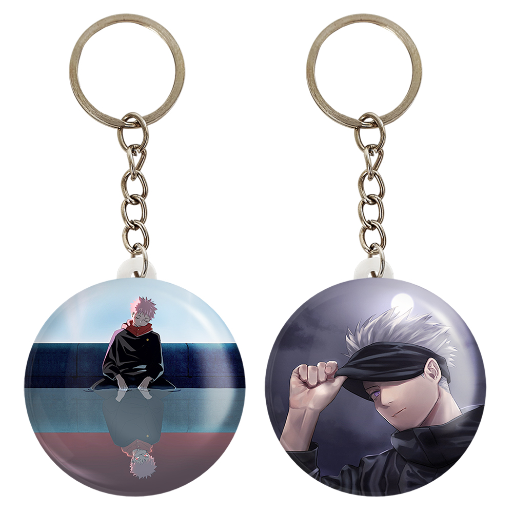 جاکلیدی خندالو مدل یوجی و سوکونا و گوجو ساتورو انیمه جوجوتسو کایزن کد 1111511114 مجموعه 2 عددی