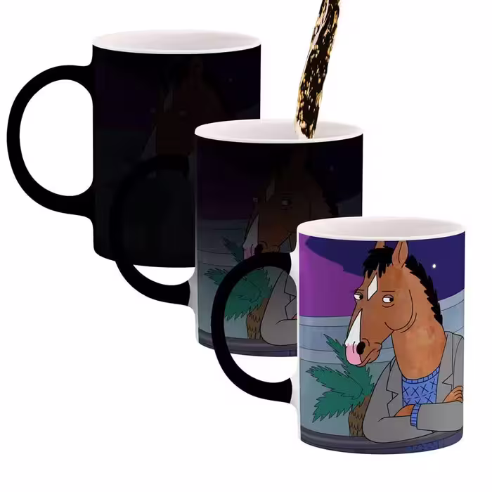 ماگ حرارتی طرح انیمیشن BoJackHorseman مدل mgph12067