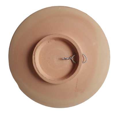 بشقاب دیوارکوب سفالی کد 002