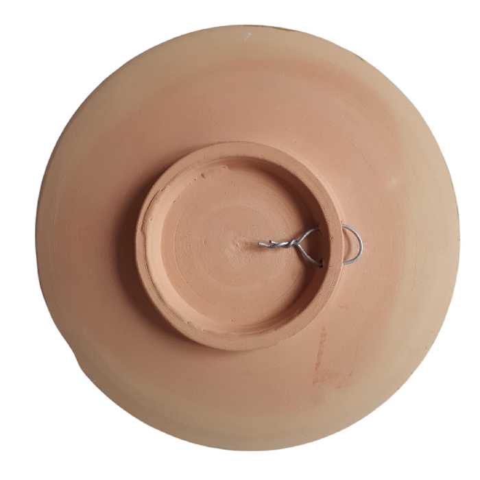 بشقاب دیوارکوب سفالی کد 002