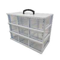 جعبه ابزار 9 کشو قناد پلاست مدل C03