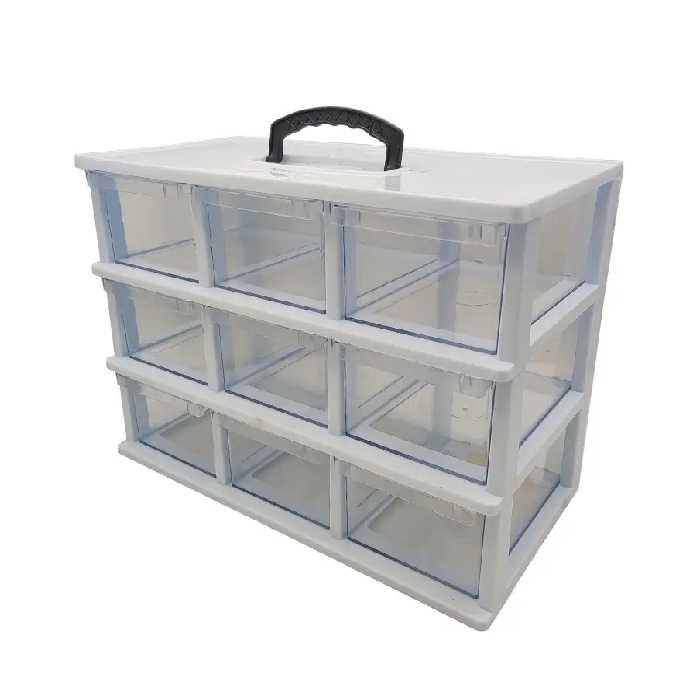 جعبه ابزار 9 کشو قناد پلاست مدل C03