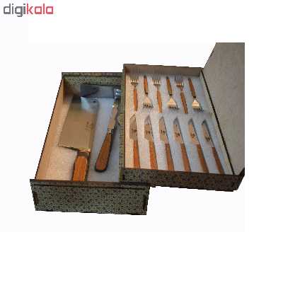 ابزار آشپزی استیل مروارید زنجان مدل AP مجموعه 18 عددی