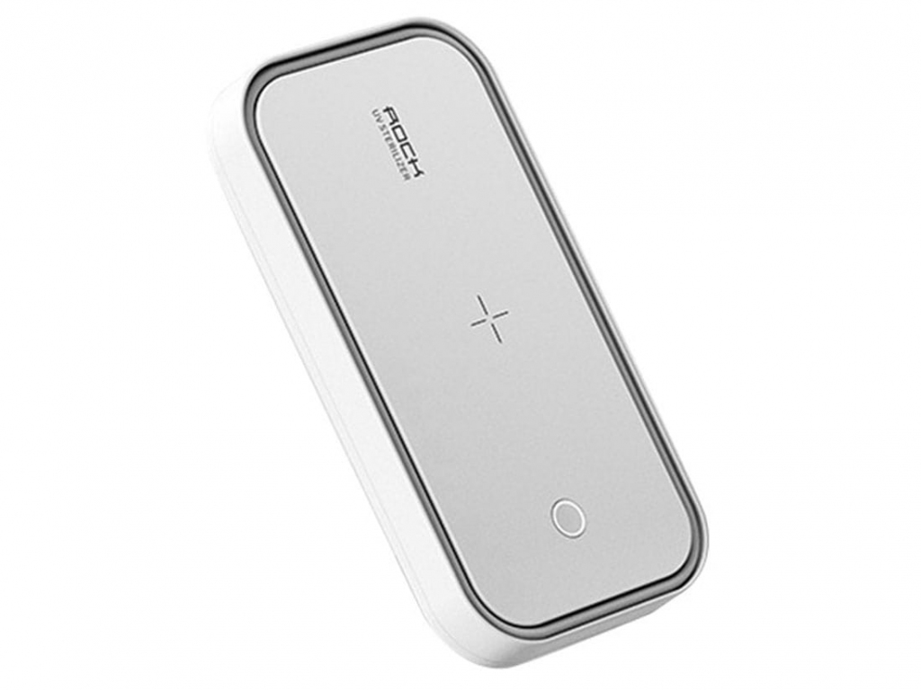 شارژ وایرلس و استریلایزر راک Rock Multi-Function UV Sterilizer wireless charging X01