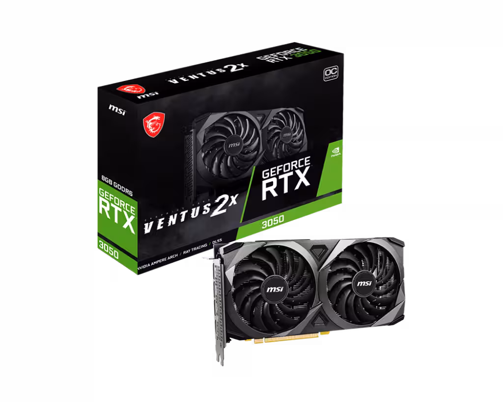 کارت گرافیک ام اس آی GeForce RTX 3050 VENTUS 2X 8G OC
